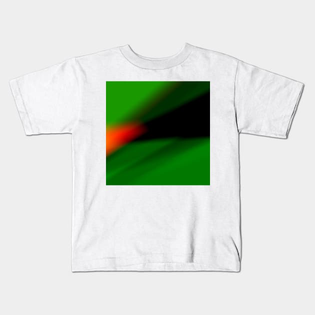 green black red abstract texture Kids T-Shirt by Artistic_st